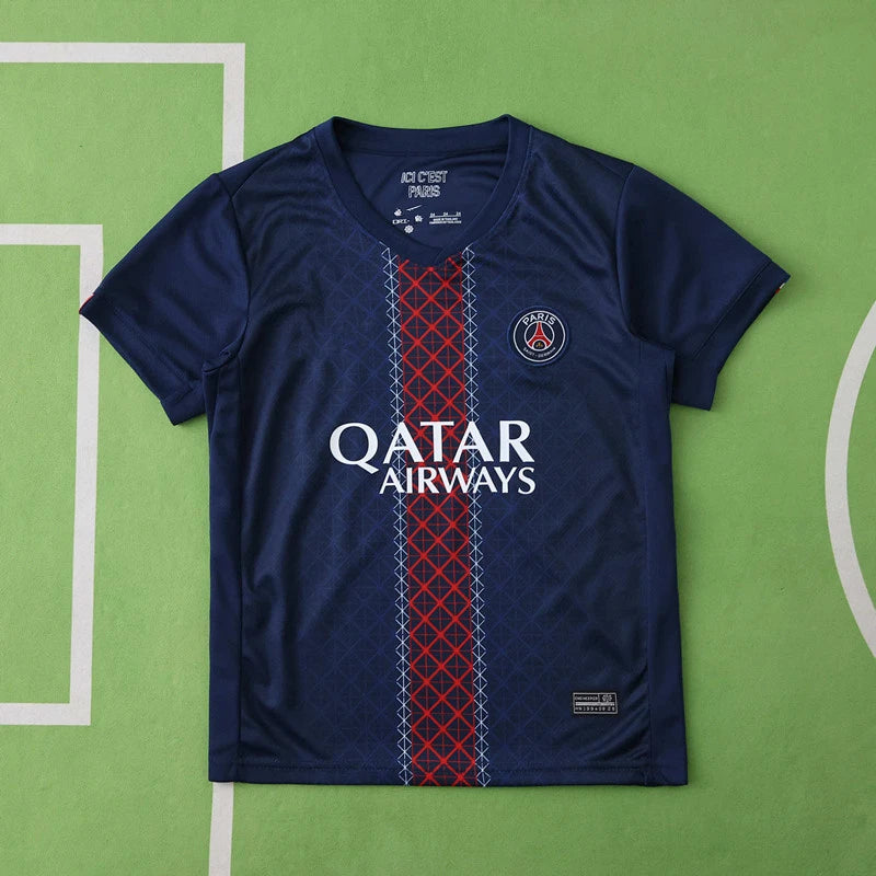 Paris Saint-Germain F.C. Home Kids Kit 25/26 Season