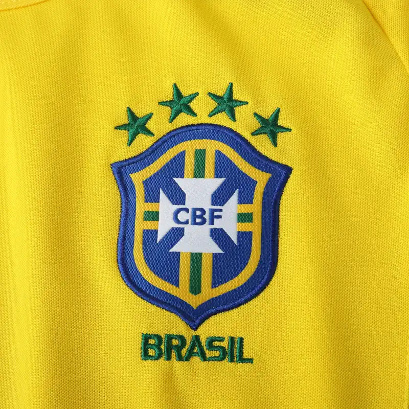 Brazil National Team Home Retro Fan Version 2002 Season Jersey