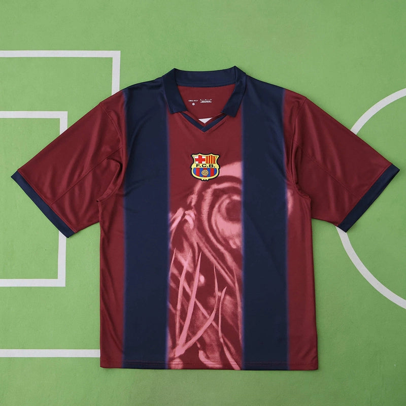 FC Barcelona CJ x Skeleton Home Retro Fan Version 00/01 Season Jersey