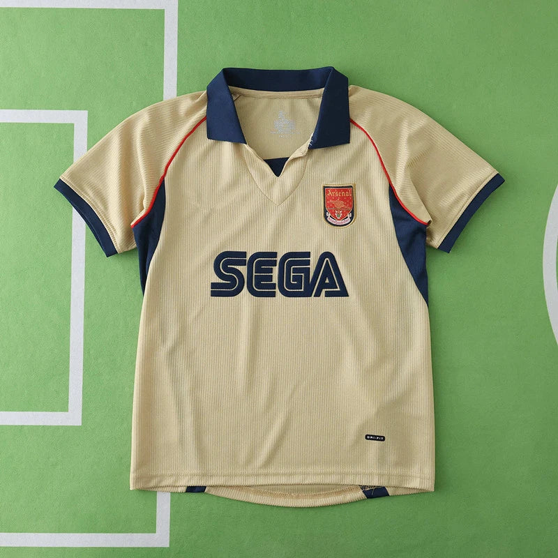 Arsenal F.C. Away Retro Kids Kit 01/02 Season