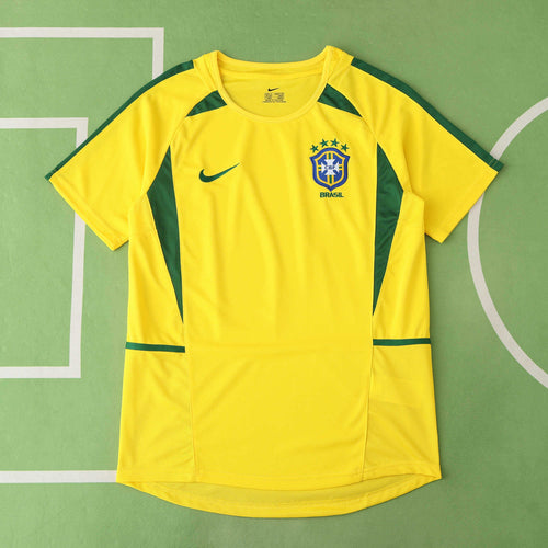 Brazil Home Retro 2002 Season Jersey