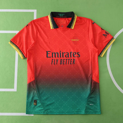A.C. Milan x OFF-WHITE Fan Version 24/25 Season Jersey