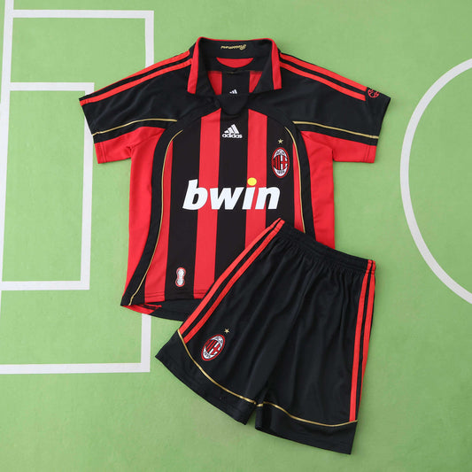 A.C. Milan Home Kids Kit 06/07 Season
