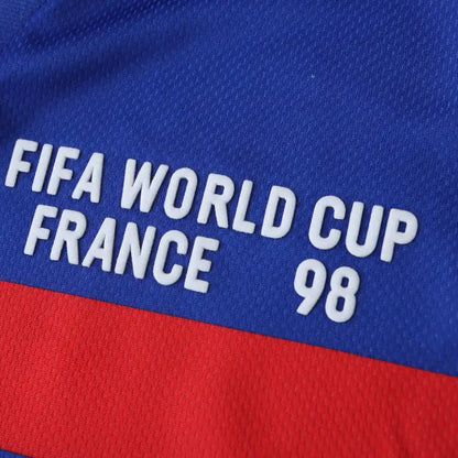 France National Team Home Retro Fan Version 1998 Season Jersey