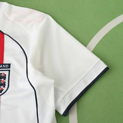 England National Team Home Retro Fan Version 2002 Season Jersey