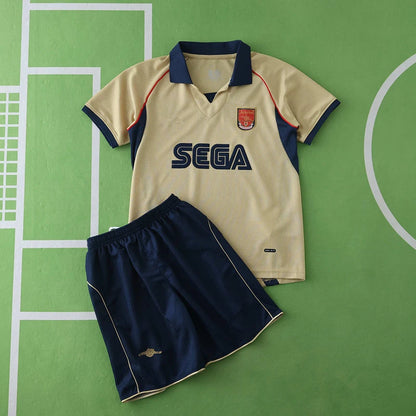 Arsenal F.C. Away Retro Kids Kit 01/02 Season