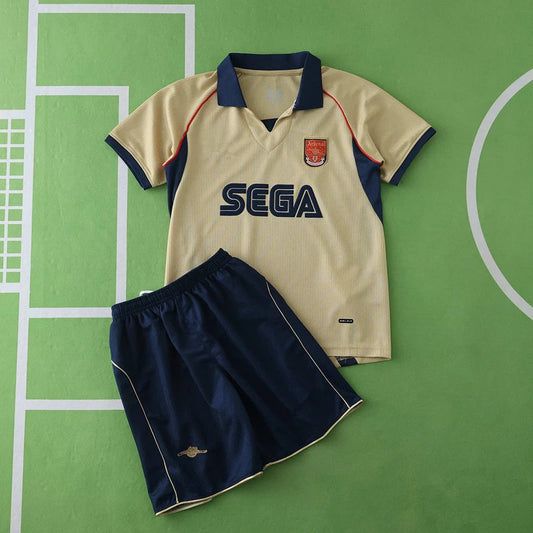 Arsenal F.C. Away Retro Kids Kit 01/02 Season