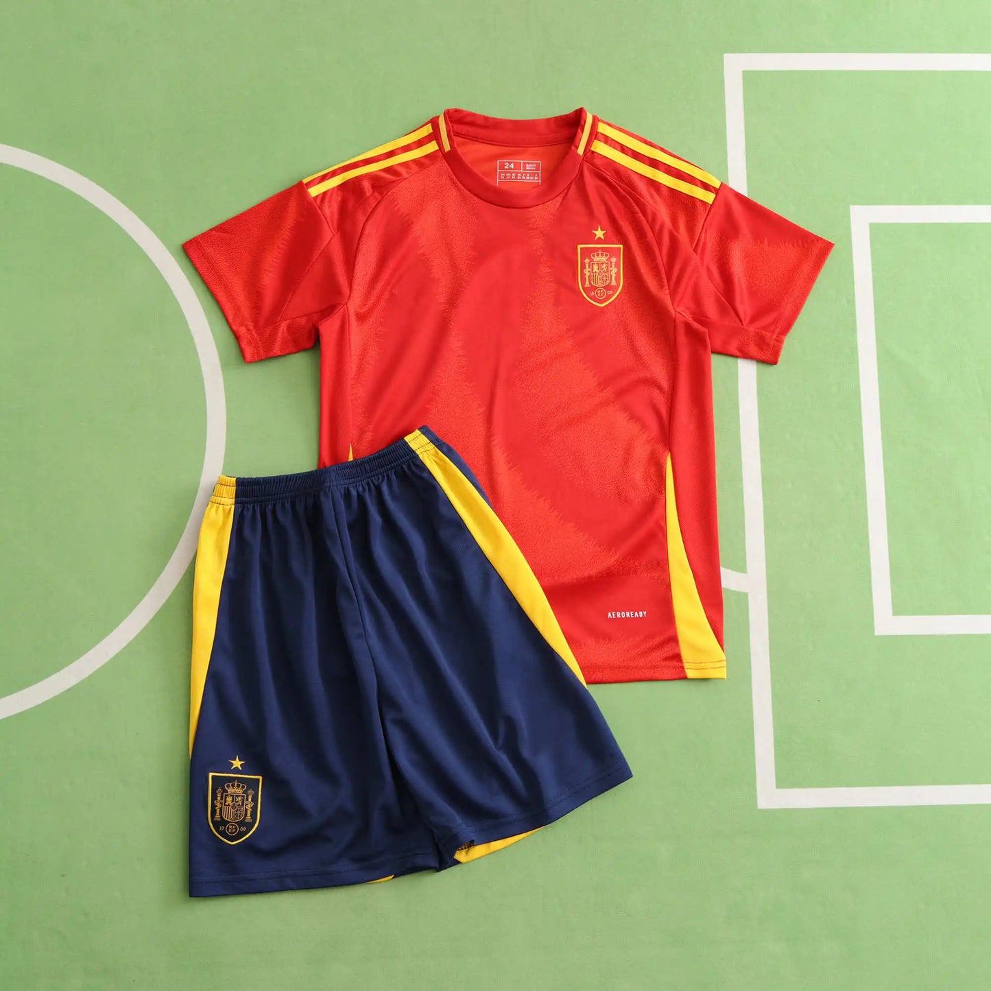 Spain UEFA Home Kids Kit 2024 Season