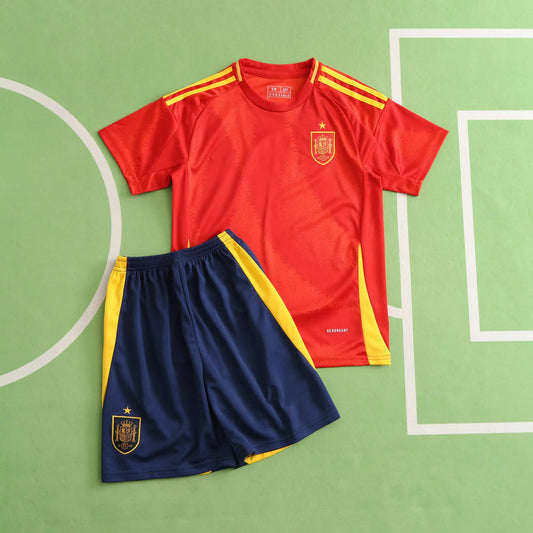 Spain UEFA Home Kids Kit 2024 Season