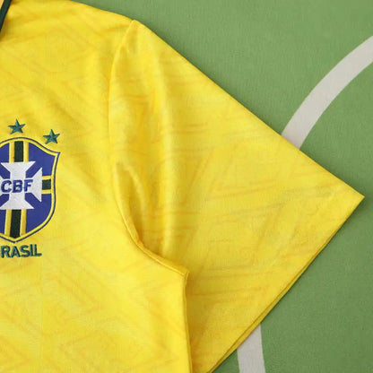 Brazil National Team Home Retro Fan Version 91/93 Season Jersey