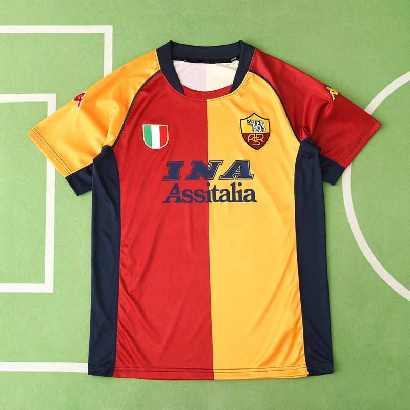 A.S. Roma Home Retro Fan Version 00/01 Season Jersey