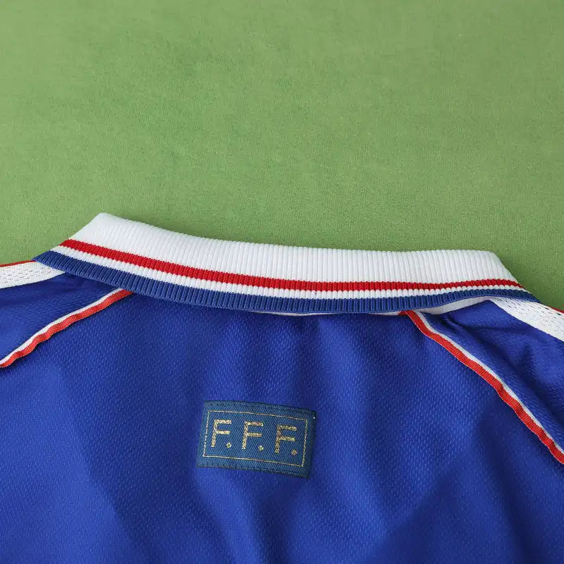 France National Team Home Retro Fan Version 1998 Season Jersey