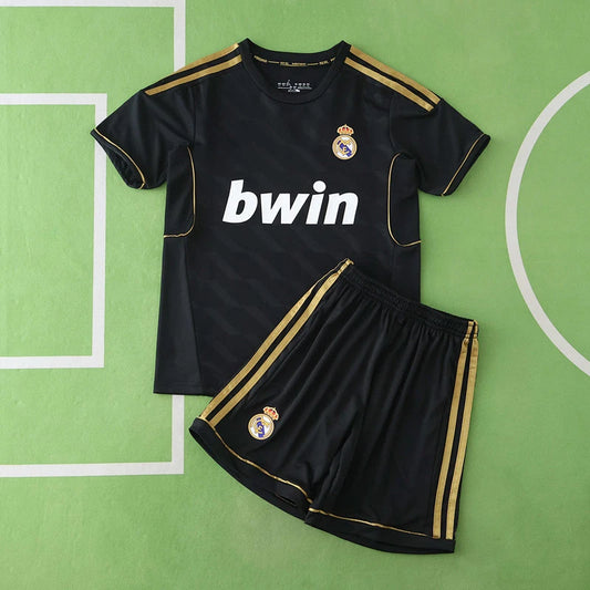 Real Madrid CF Away Retro Kids Kit 11/12 Season