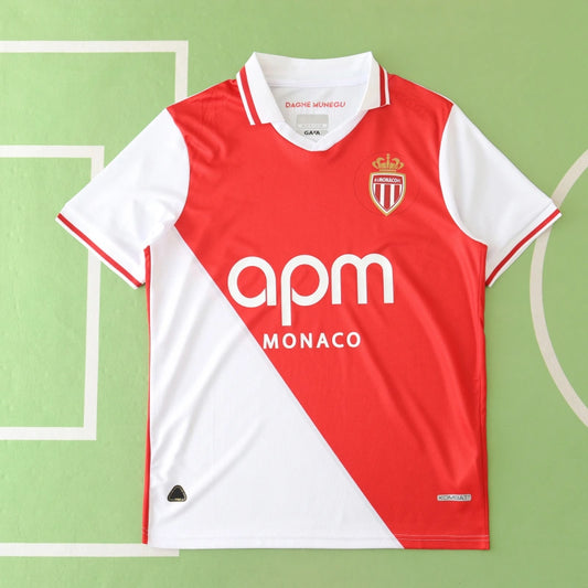 AS Monaco FC Home Fan Version 24/25 Season Jersey