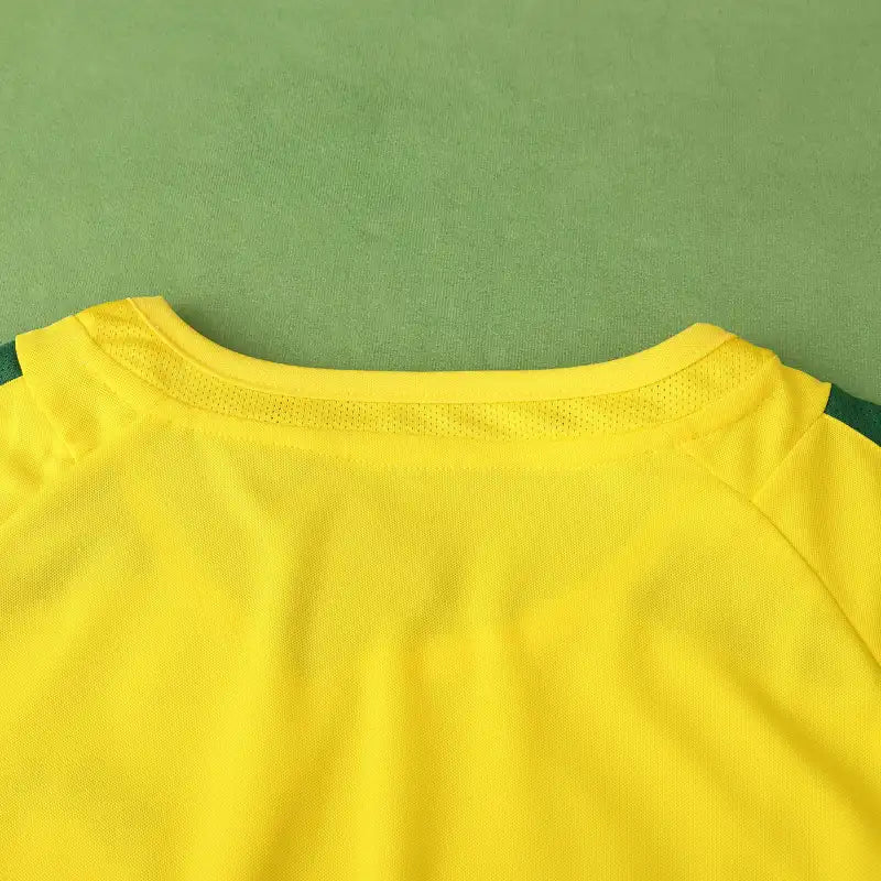 Brazil National Team Home Retro Fan Version 2002 Season Jersey
