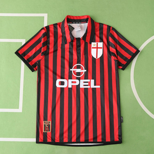 A.C. Milan Home Retro Fan Version 99/00 Season Jersey