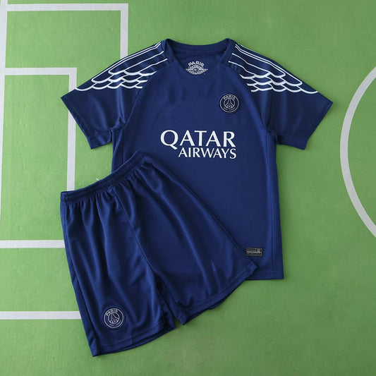 Paris Saint-Germain F.C. Fourth Kids Kit 24/25 Season
