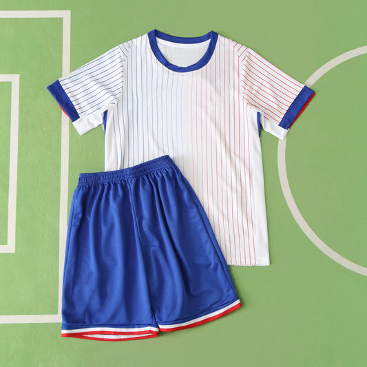 France UEFA Away Kids Kit 2024 Season