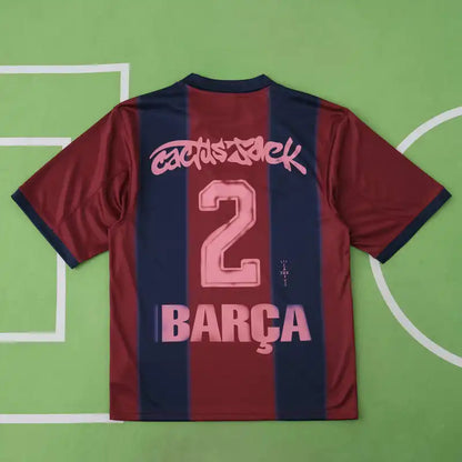 FC Barcelona CJ x Skeleton Home Retro Fan Version 00/01 Season Jersey