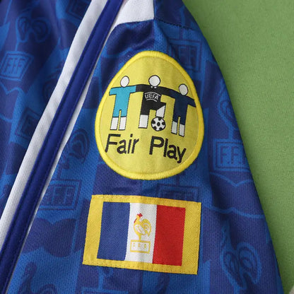 France National Team Home Retro Fan Version 1996 Season Jersey