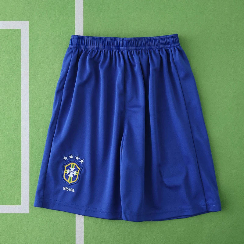 Brazil Home Retro Kids Kit 2002 Season