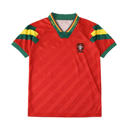 Portugal National Team Home Retro Fan Version 1992 Season Jersey