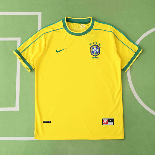 Brazil Home Retro 1998 Season Jersey