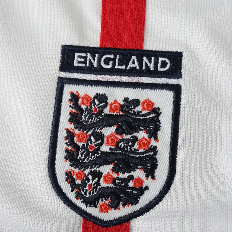 England National Team Home Retro Fan Version 2002 Season Jersey