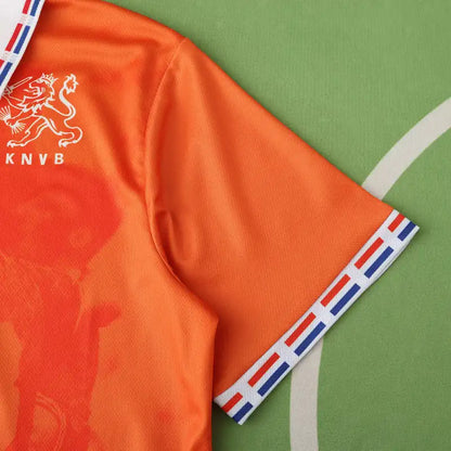 Netherlands National Team Home Retro Fan Version 1996 Season Jersey