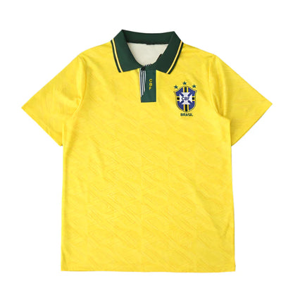 Brazil National Team Home Retro Fan Version 91/93 Season Jersey