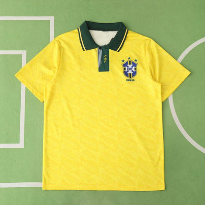 Brazil National Team Home Retro Fan Version 91/93 Season Jersey