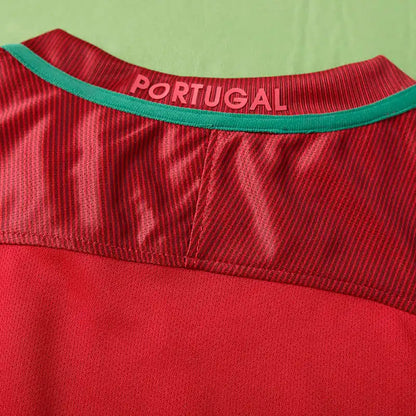 Portugal National Team Home Retro Fan Version 2016 Season Jersey