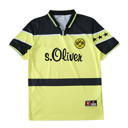 Borussia Dortmund Home Retro Fan Version 1997 Season Jersey