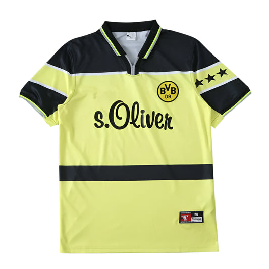 Borussia Dortmund Home Retro Fan Version 1997 Season Jersey