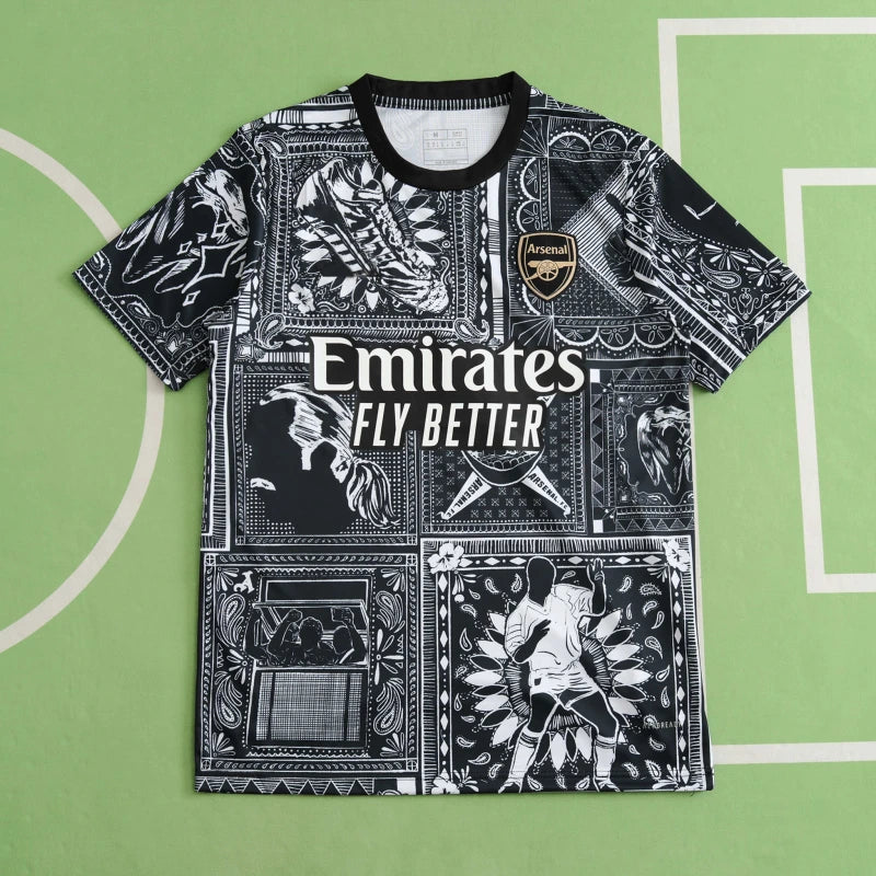 Arsenal F.C. Black Special Edition Fan Version 23/24 Season Jersey