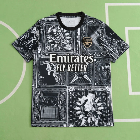 Arsenal F.C. Black Special Edition Fan Version 23/24 Season Jersey