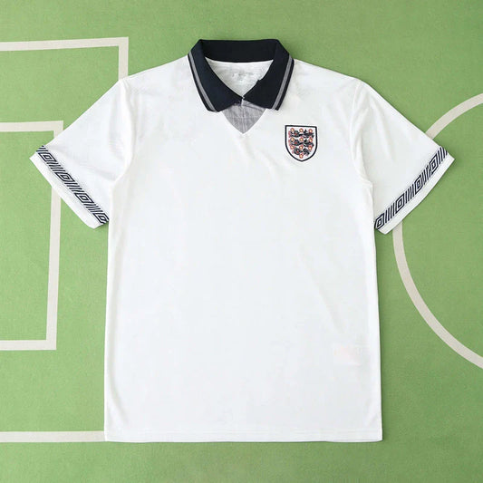 England National Team Home Retro Fan Version 1990 Season Jersey